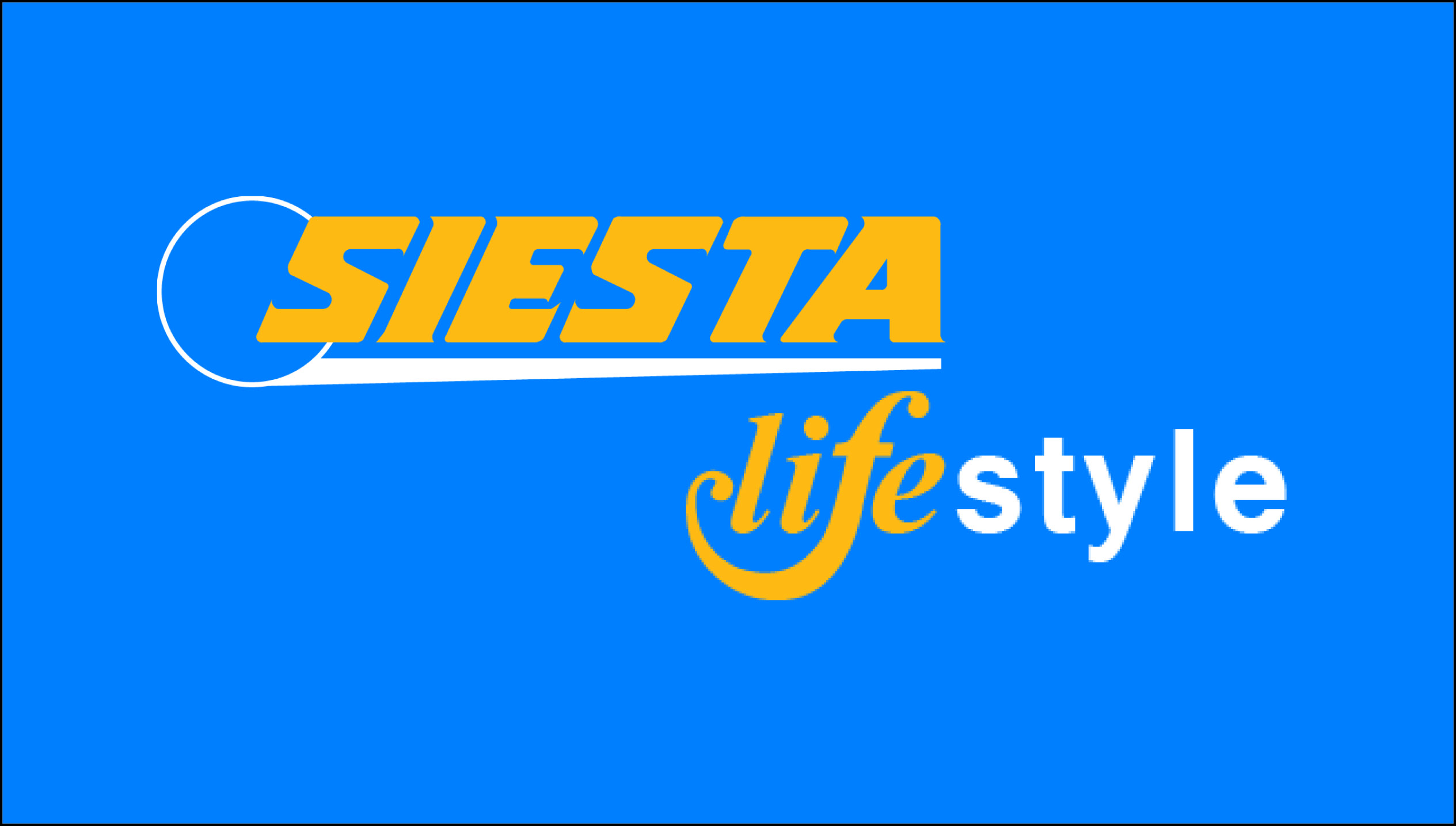 Siesta Lifestyle Blue Background